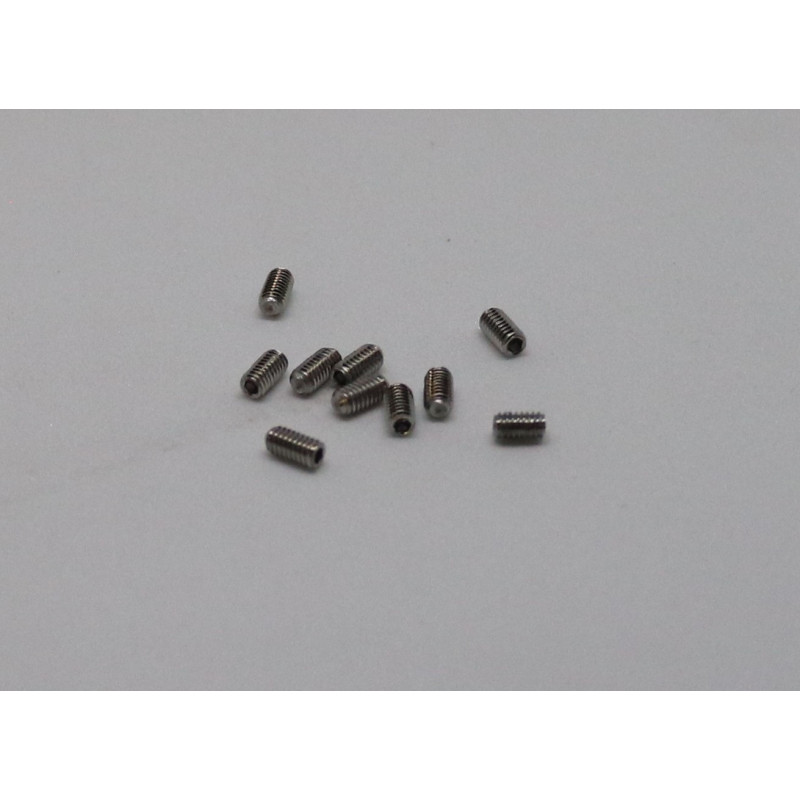 Tornillos allen M2,5 x 5mm acero (10 unidades)