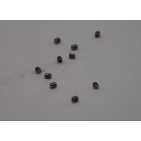 Tornillos allen M2 x 2mm acero (10 unidades)