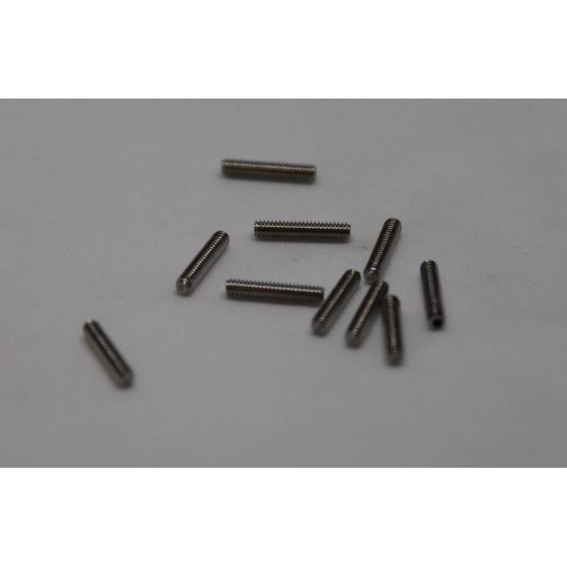 Tornillos allen M2 x 8mm acero (10 unidades)