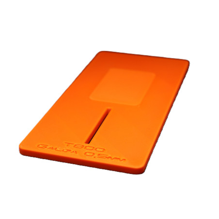 Plancha con galga 0,5 mm