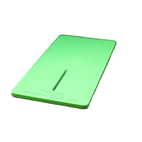 Plancha con galga 0,7 mm