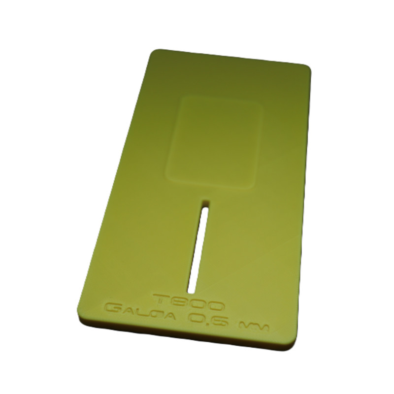 Plancha con galga 0,6 mm