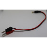 Soldador a 12 voltios, incorpora adaptador con bananas macho de 4mm .